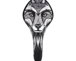 SDG Saddles & Seats|"Chepi" Duster P MTN Saddle (Black/White Fox) (Titanium Rails) (140mm)