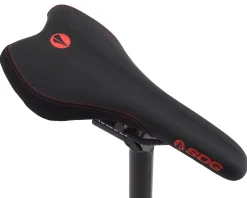 SDG Saddles & Seats|Radar Mountain Saddle (Black/Red) (Titanium Rails) (138mm)