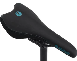 SDG Saddles & Seats|Radar Mountain Saddle (Black/Turquoise) (Titanium Rails) (138mm)