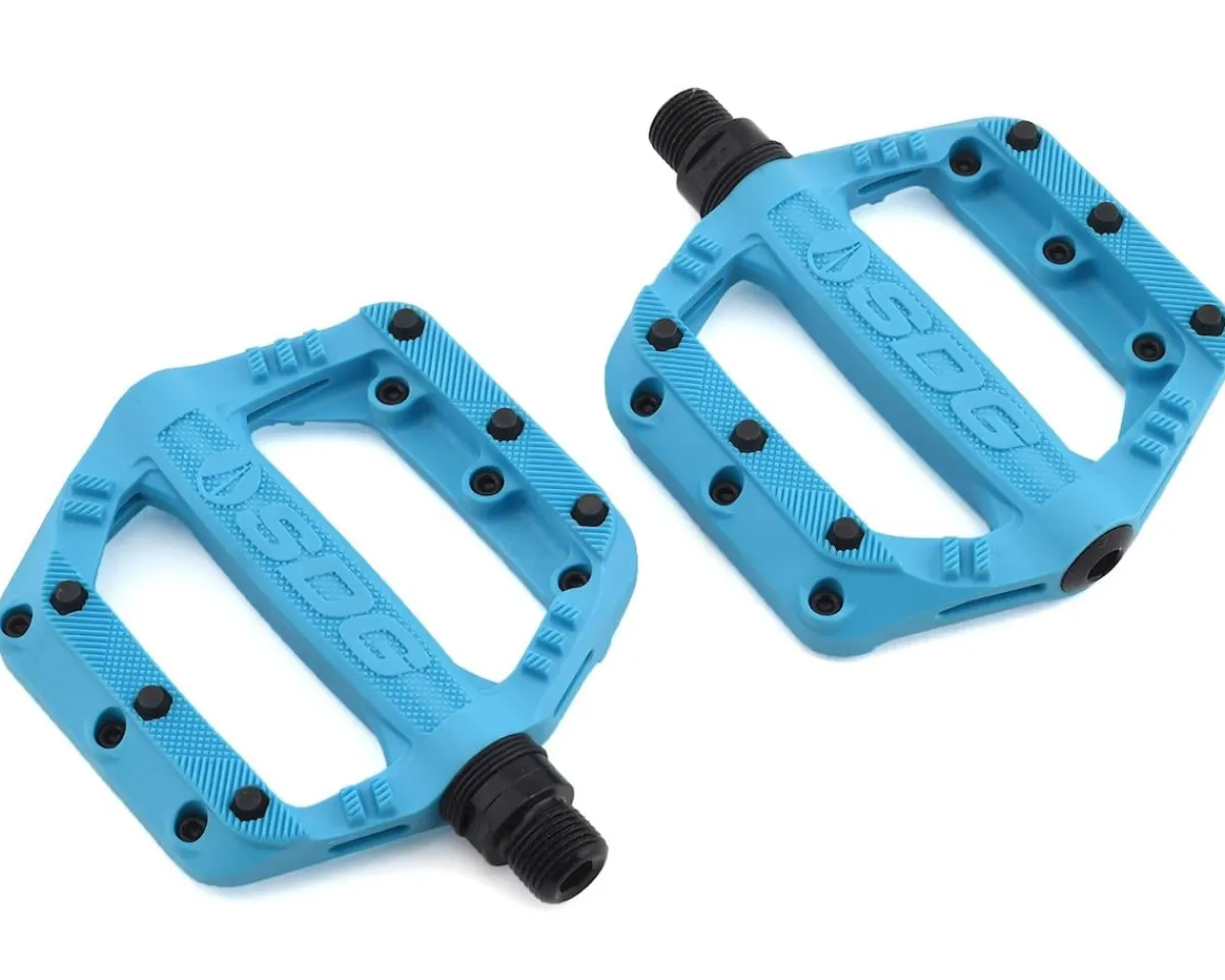 SDG Pedals & Cleats|Slater Nylon Flat Pedals (Blue)