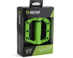 SDG Pedals & Cleats|Slater Nylon Flat Pedals (Neon Green)