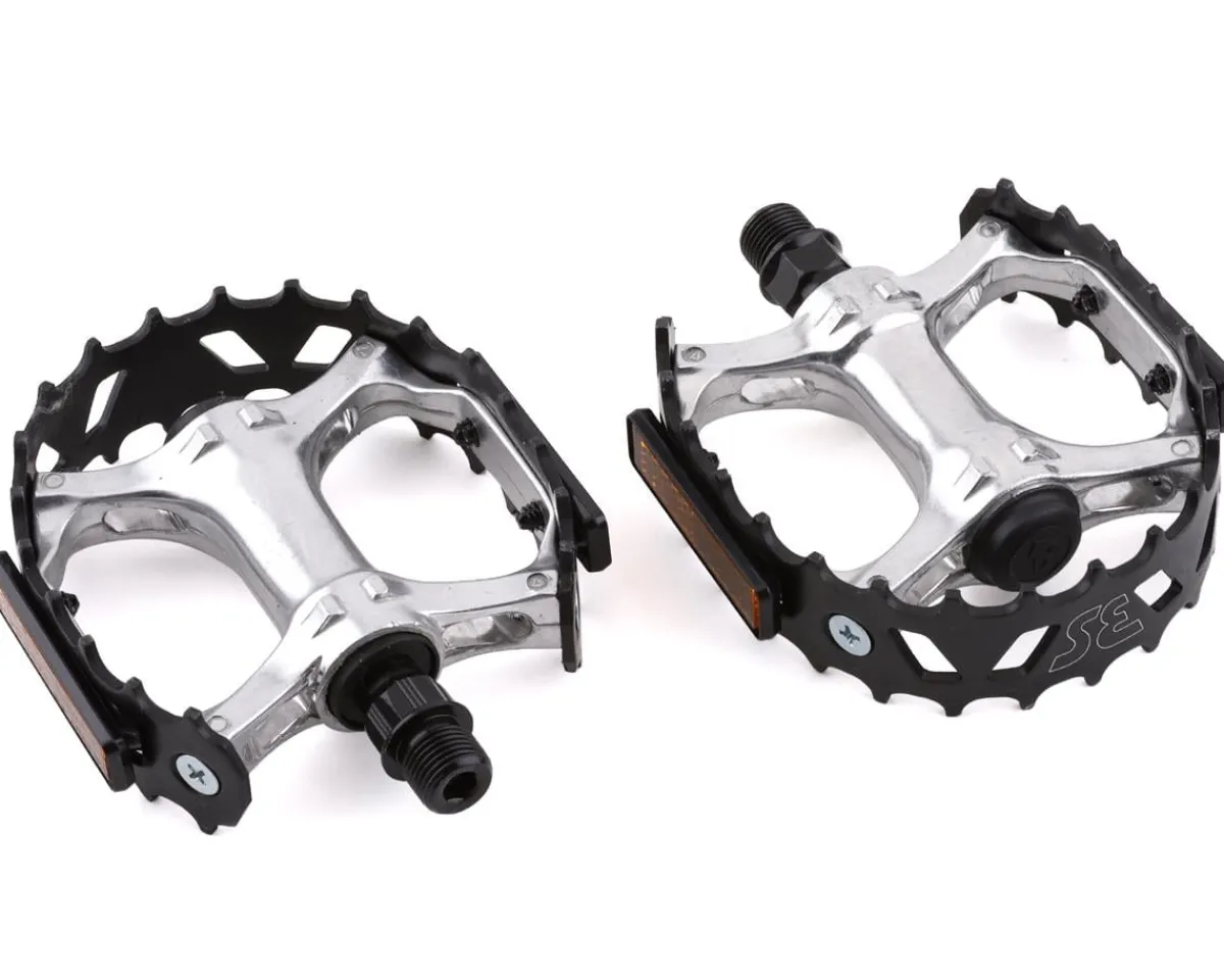 SE Bikes Pedals & Cleats|Bear Trap Pedals (Black)