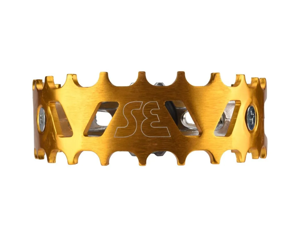 SE Bikes Pedals & Cleats|Bear Trap Pedals (Gold)