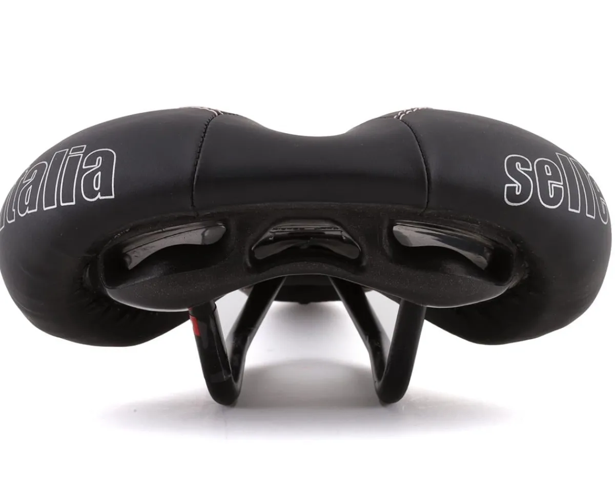 Selle Italia Saddles & Seats|Donna Gel Flow Saddle (Black) (FeC Alloy Rails) (168mm)