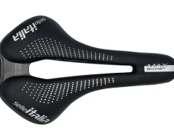 Selle Italia Saddles & Seats|MAX FLITE Boost Gel Superflow Saddle (Black) (Titanium Rails) (L3) (155mm)