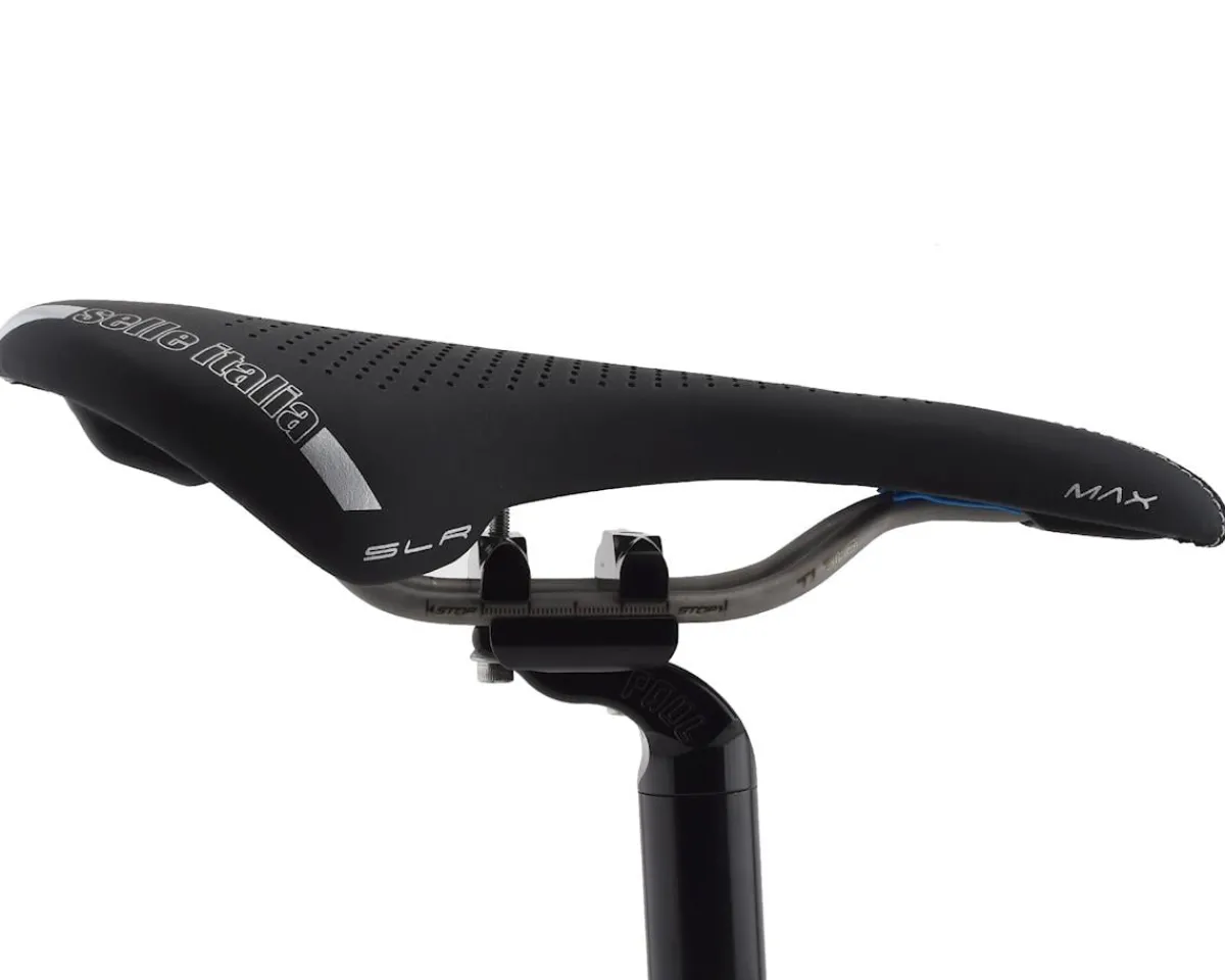 Selle Italia Saddles & Seats|Max SLR Gel Superflow Saddle (Black) (Titanium Rails) (L3) (145mm)