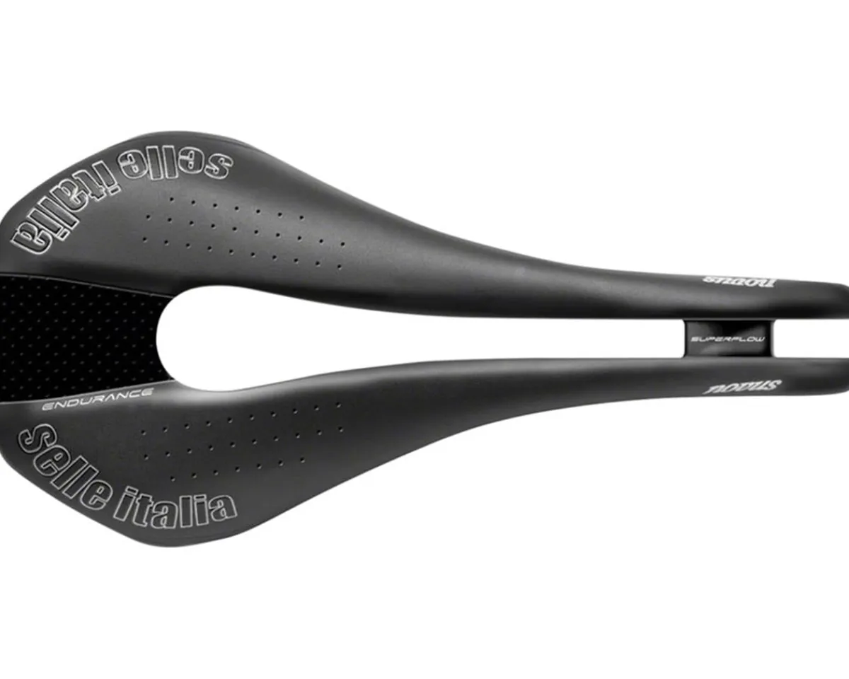 Selle Italia Saddles & Seats|Novus Endurance TM Superflow Saddle (Black) (Manganese Rails) (L3) (149mm)