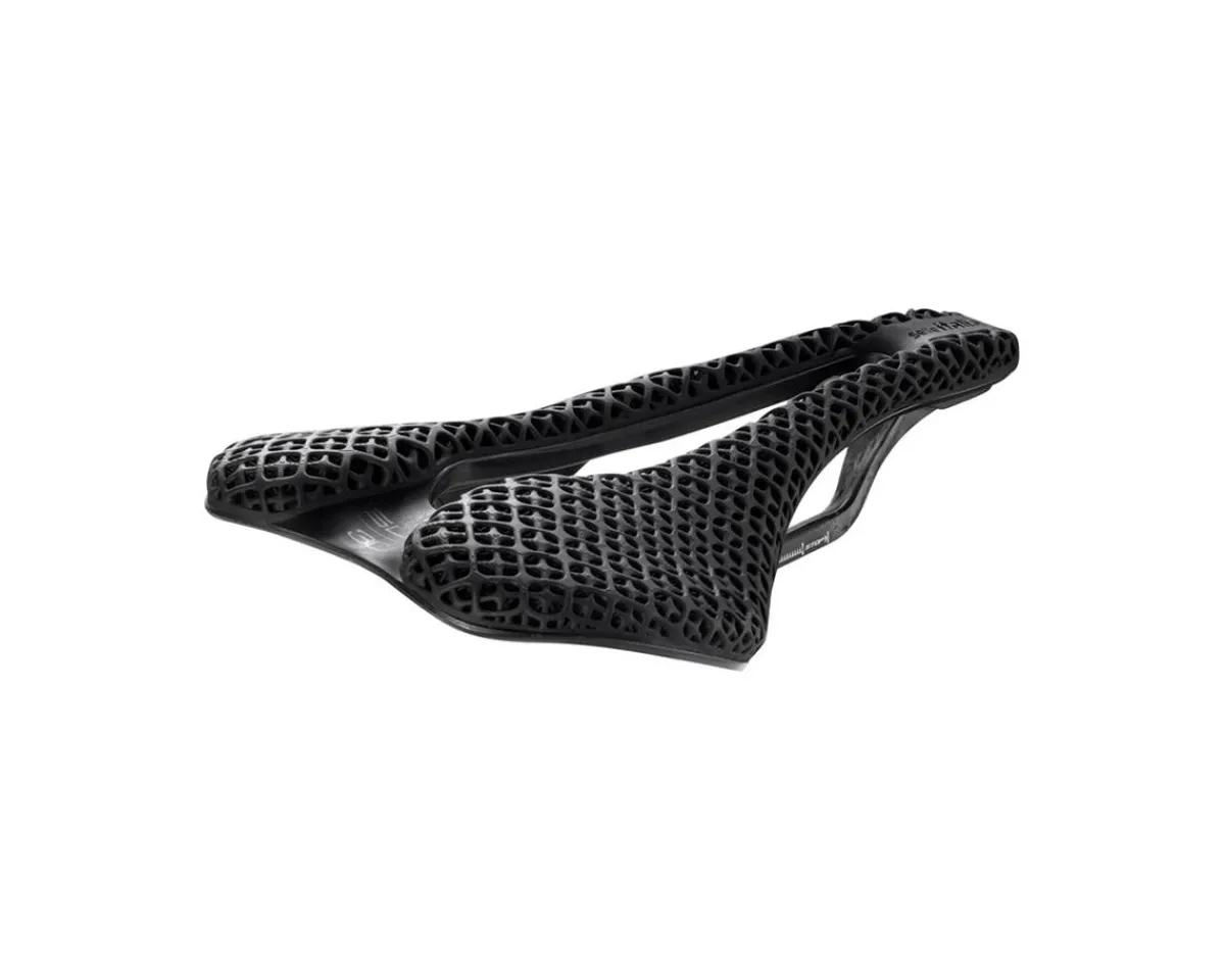 Selle Italia Saddles & Seats|SLR Boost 3D Kit Carbonio Superflow Saddle (Black) (Carbon Rails) (S3) (130mm)