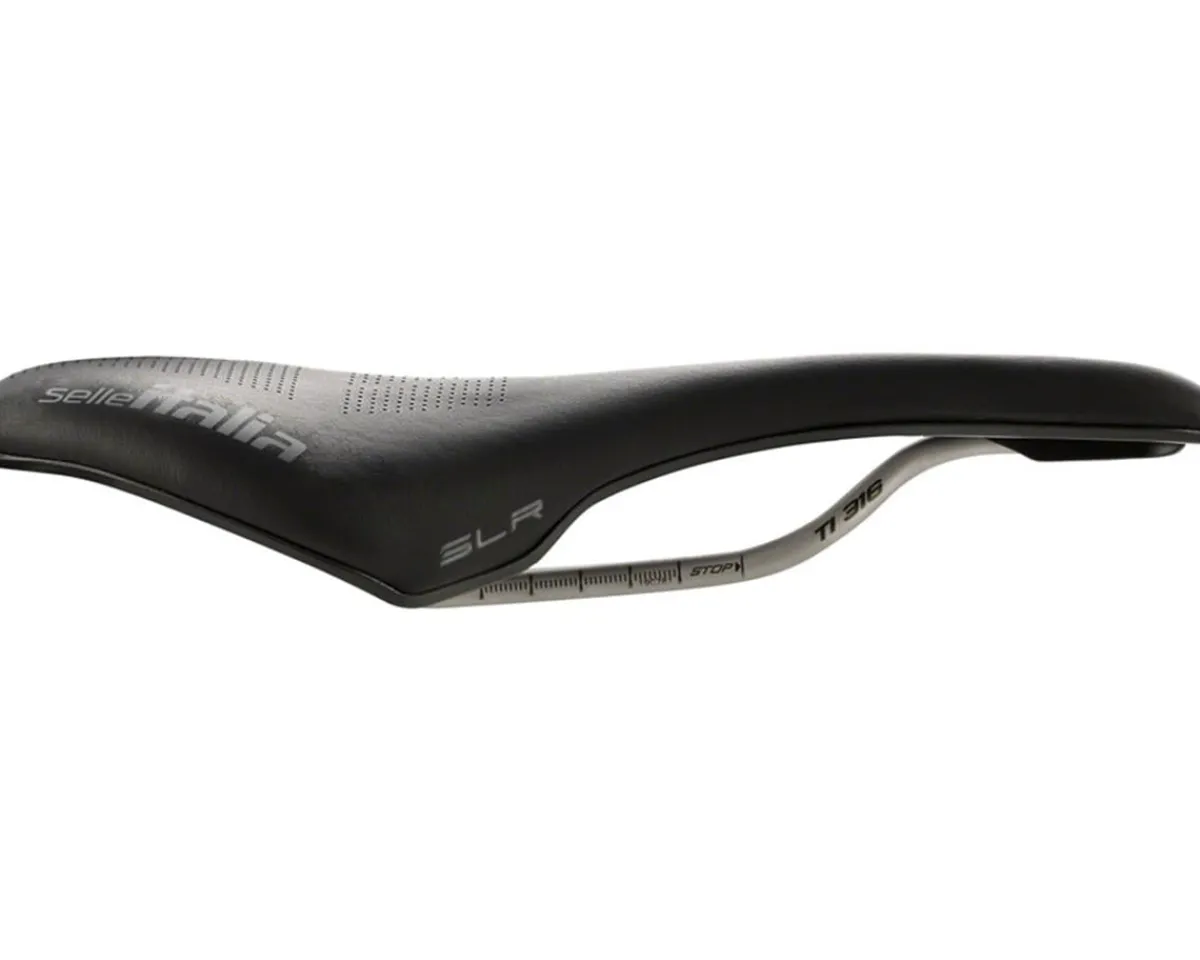 Selle Italia Saddles & Seats|SLR Boost Endurance TI 316 Superflow Saddle (Black) (S3) (130mm)
