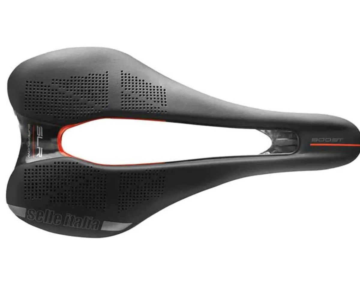 Selle Italia Saddles & Seats|SLR Boost Kit Carbonio Superflow Saddle (Black) (L3) (145mm) (Carbon Rails)