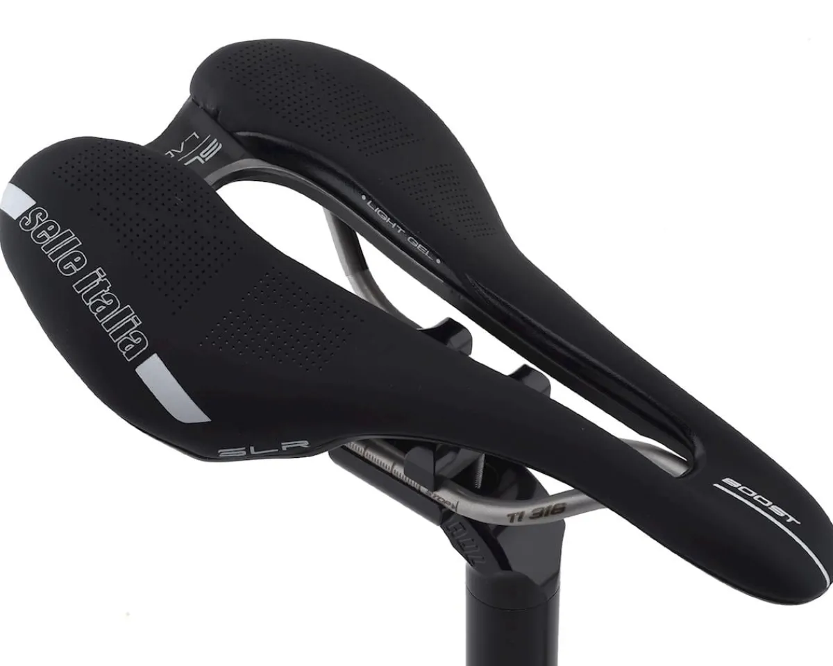 Selle Italia Saddles & Seats|SLR Lady Boost Superflow Saddle (Black) (Titanium Rails) (L3) (145mm)