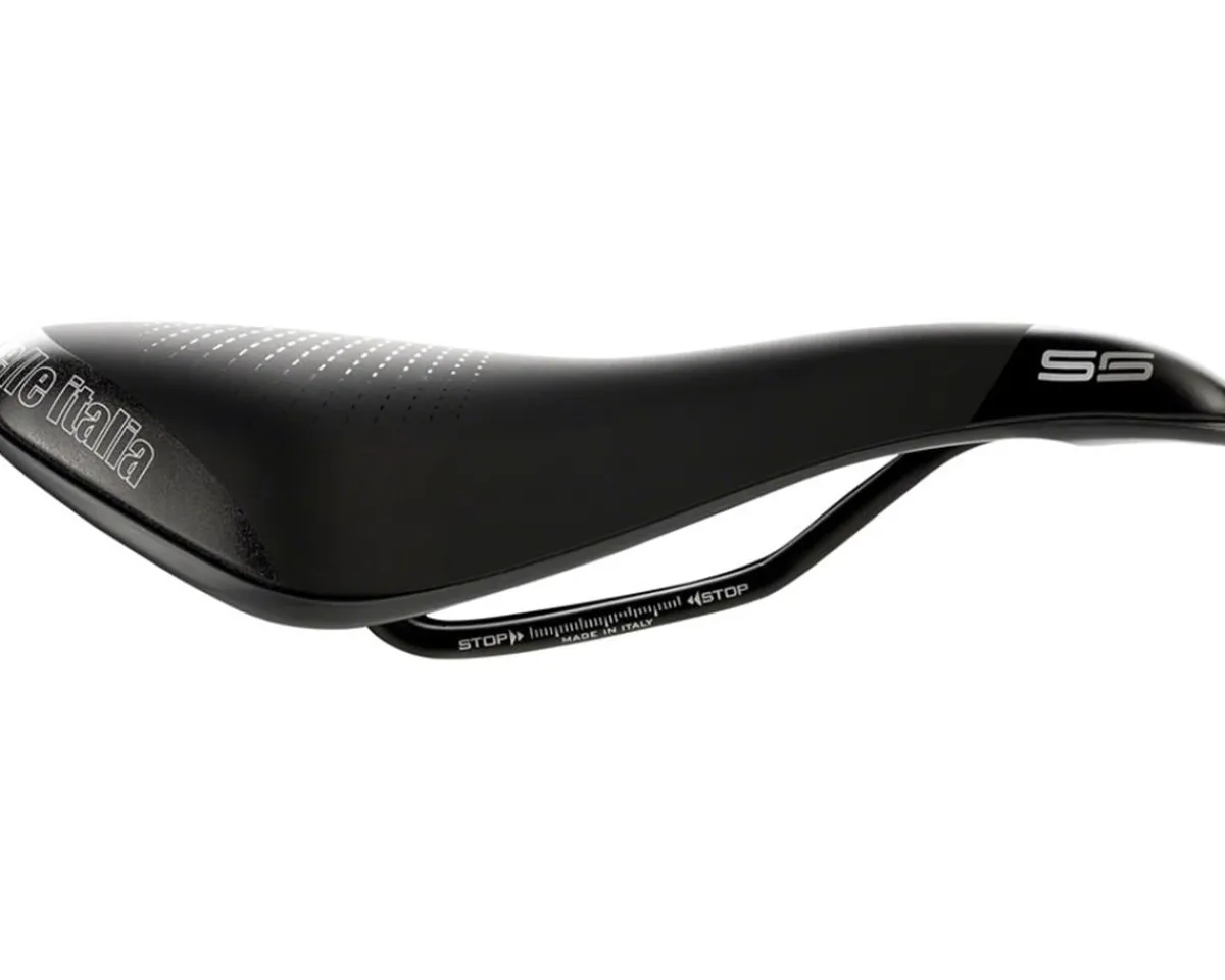 Selle Italia Saddles & Seats|S 5 Superflow Saddle (Black) (S3) (145mm) (w/Hi-Viz Inserts)