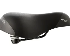 Selle Italia Saddles & Seats|T2 Flow Saddle (Black) (Steel Rails) (L2) (233mm)