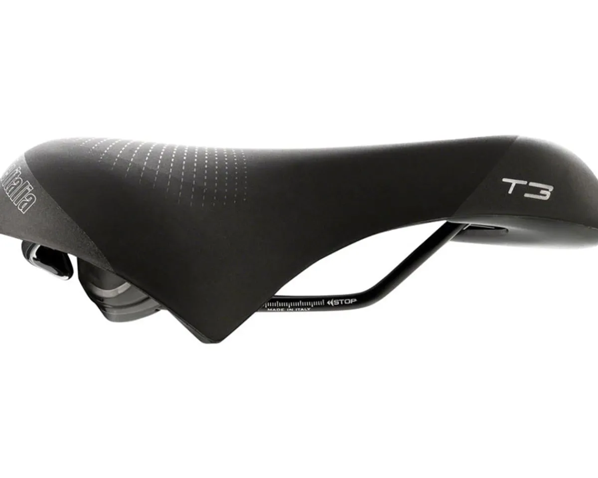 Selle Italia Saddles & Seats|T3 Flow Saddle (Black) (Steel Rails) (S2) (210mm)