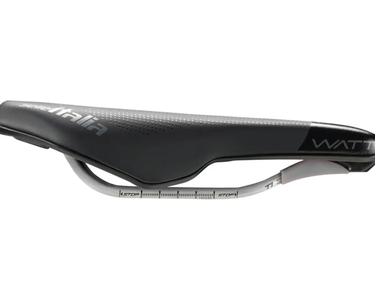 Selle Italia Saddles & Seats|Watt TI 316 Gel Superflow Saddle (Black) (U3) (133mm)