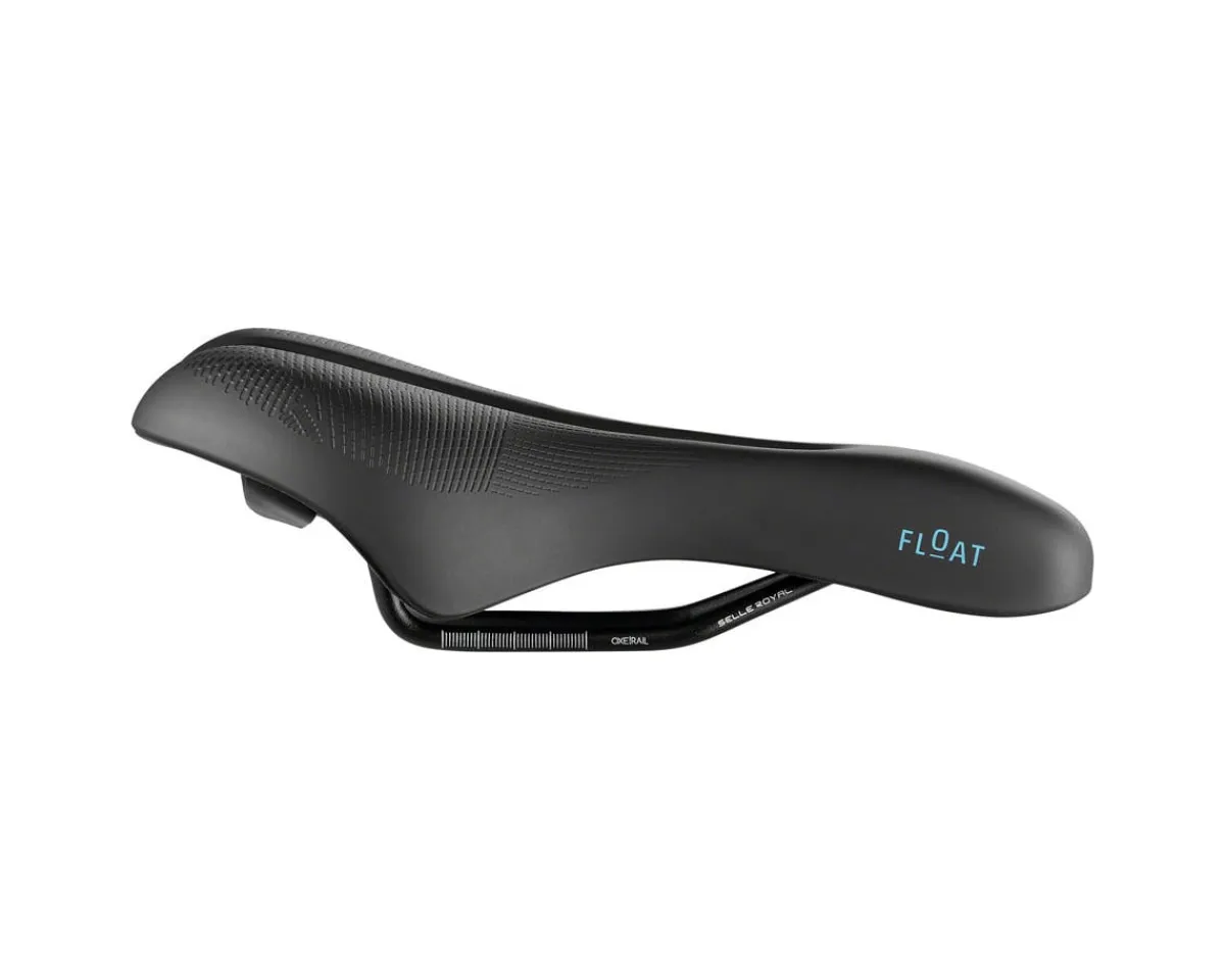 Selle Royal Saddles & Seats|Holiday Shopping|Float Saddle (Black) (Athletic Fit) (161mm) (Steel Rails)