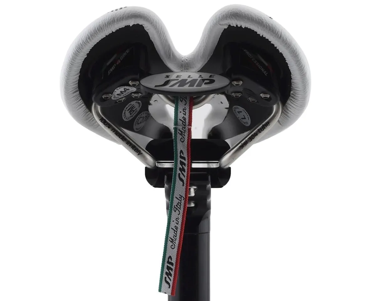 Selle SMP Saddles & Seats|Dynamic Saddle (White) (AISI 304 Rails) (138mm)