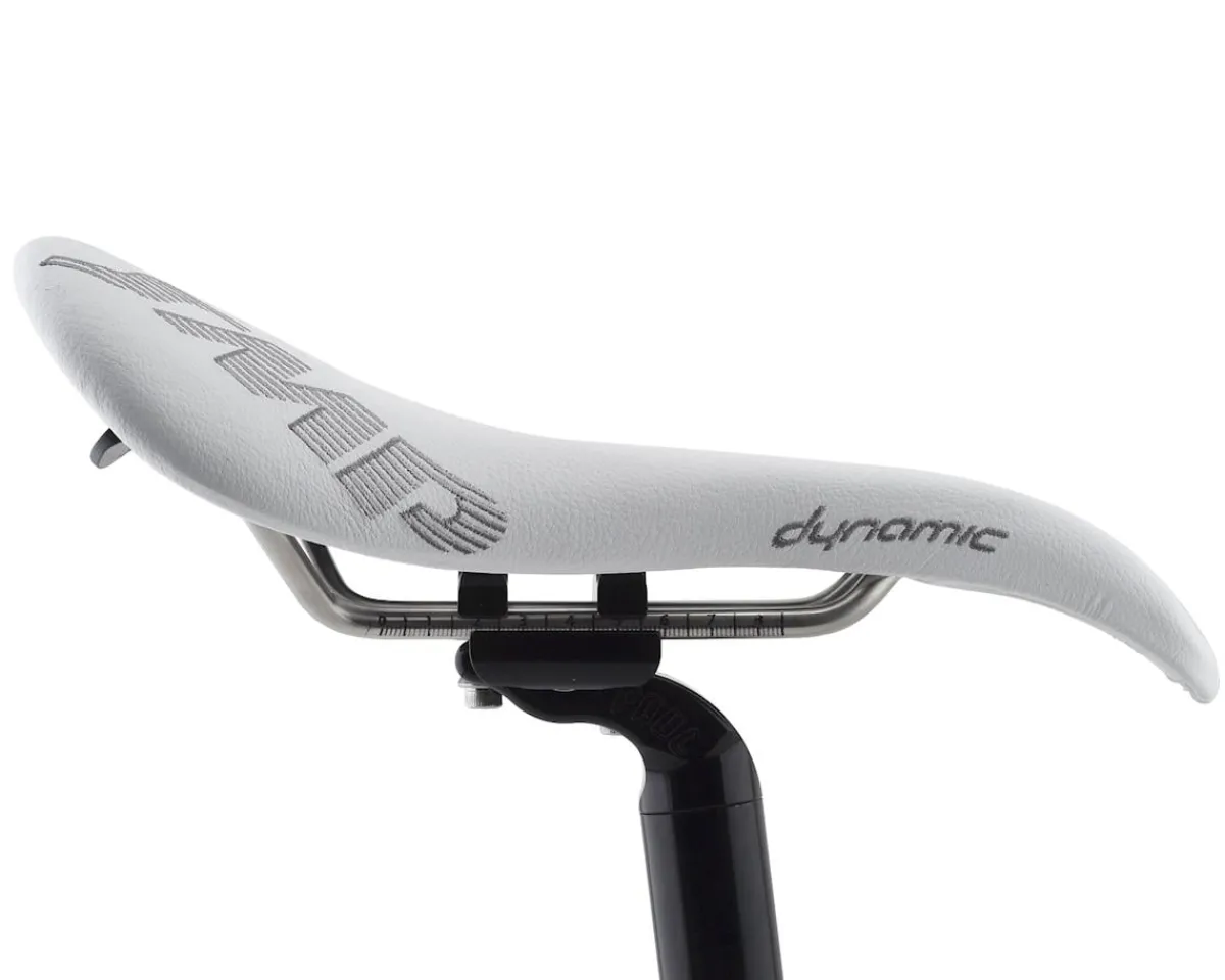 Selle SMP Saddles & Seats|Dynamic Saddle (White) (AISI 304 Rails) (138mm)
