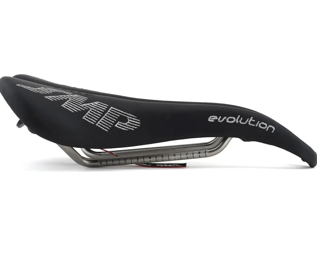 Selle SMP Saddles & Seats|Evolution Saddle (Black) (AISI 304 Rails) (129mm)