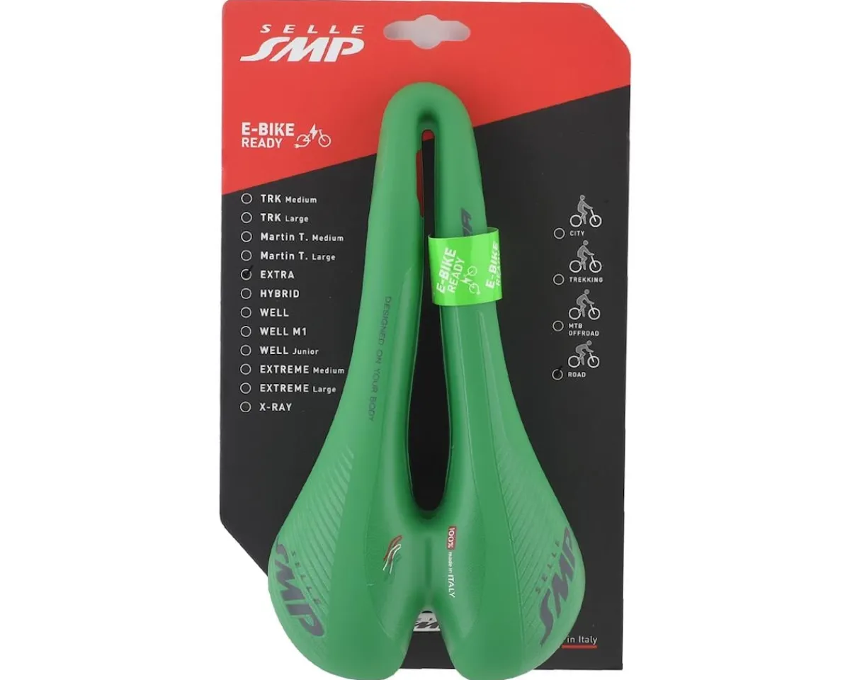Selle SMP Saddles & Seats|Extra Saddle (Green) (FeC30 Rails) (140mm)