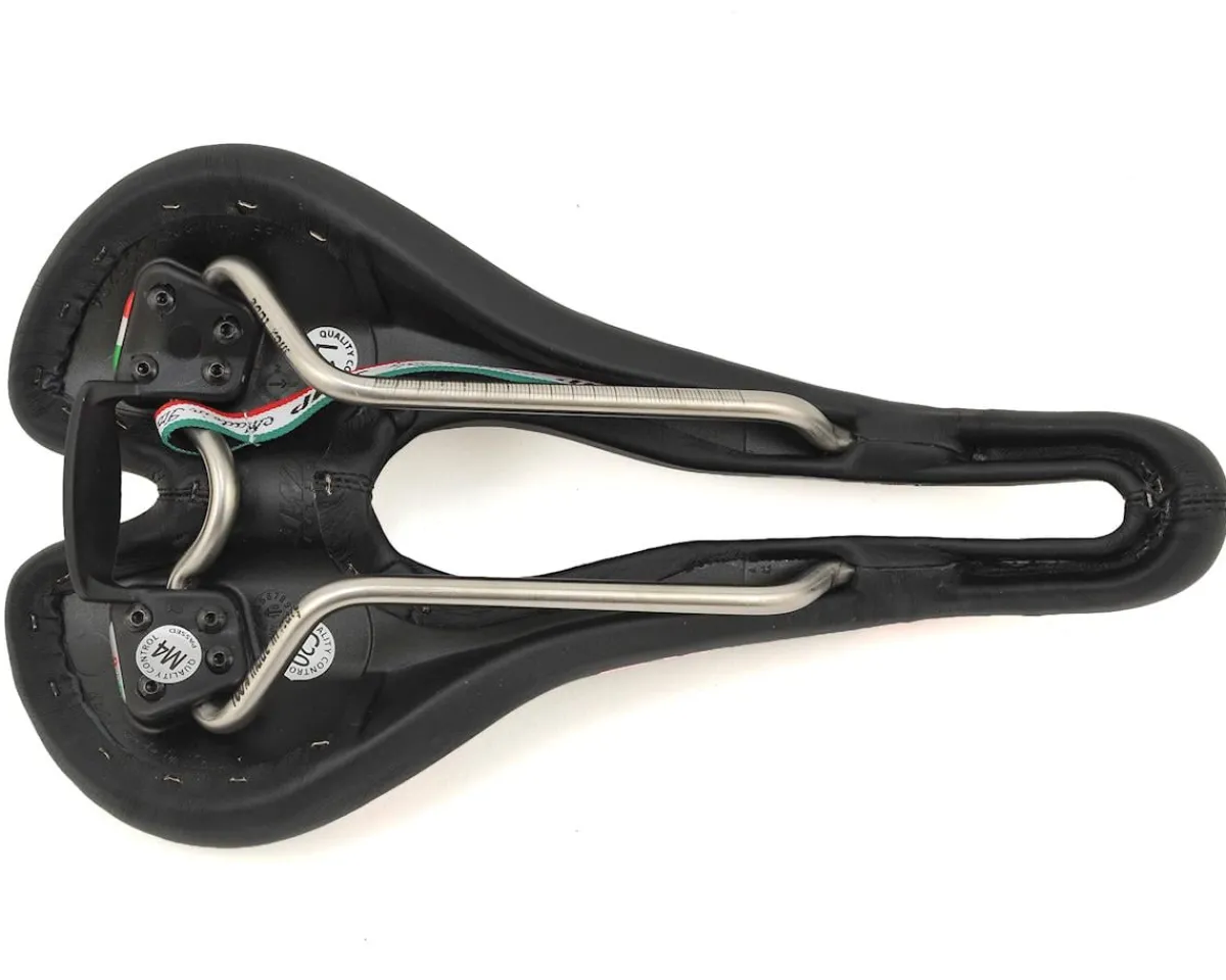 Selle SMP Saddles & Seats|Plus Lady's Saddle (Black/Pink) (AISI 304 Rails) (159mm)