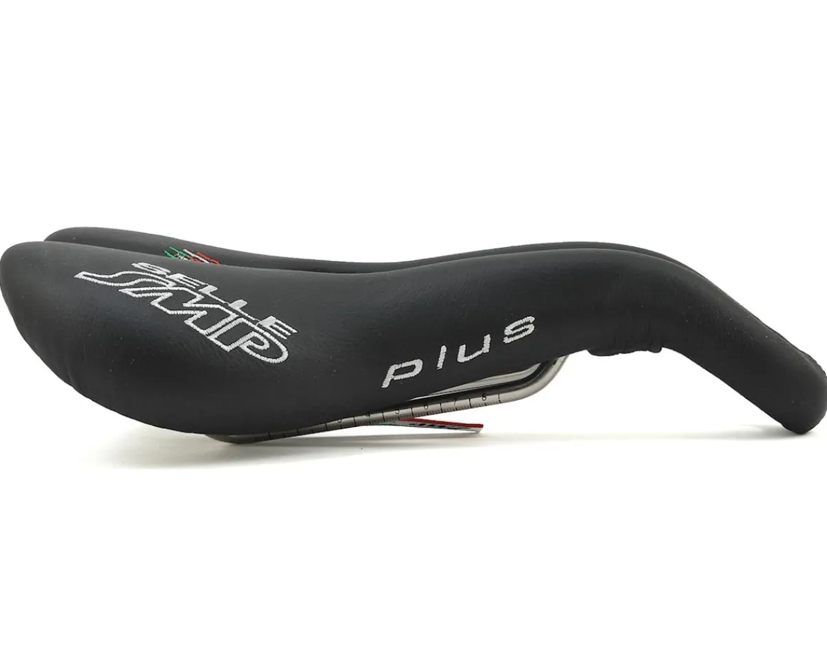Selle SMP Saddles & Seats|Plus Saddle (Black) (AISI 304 Rails) (159mm)