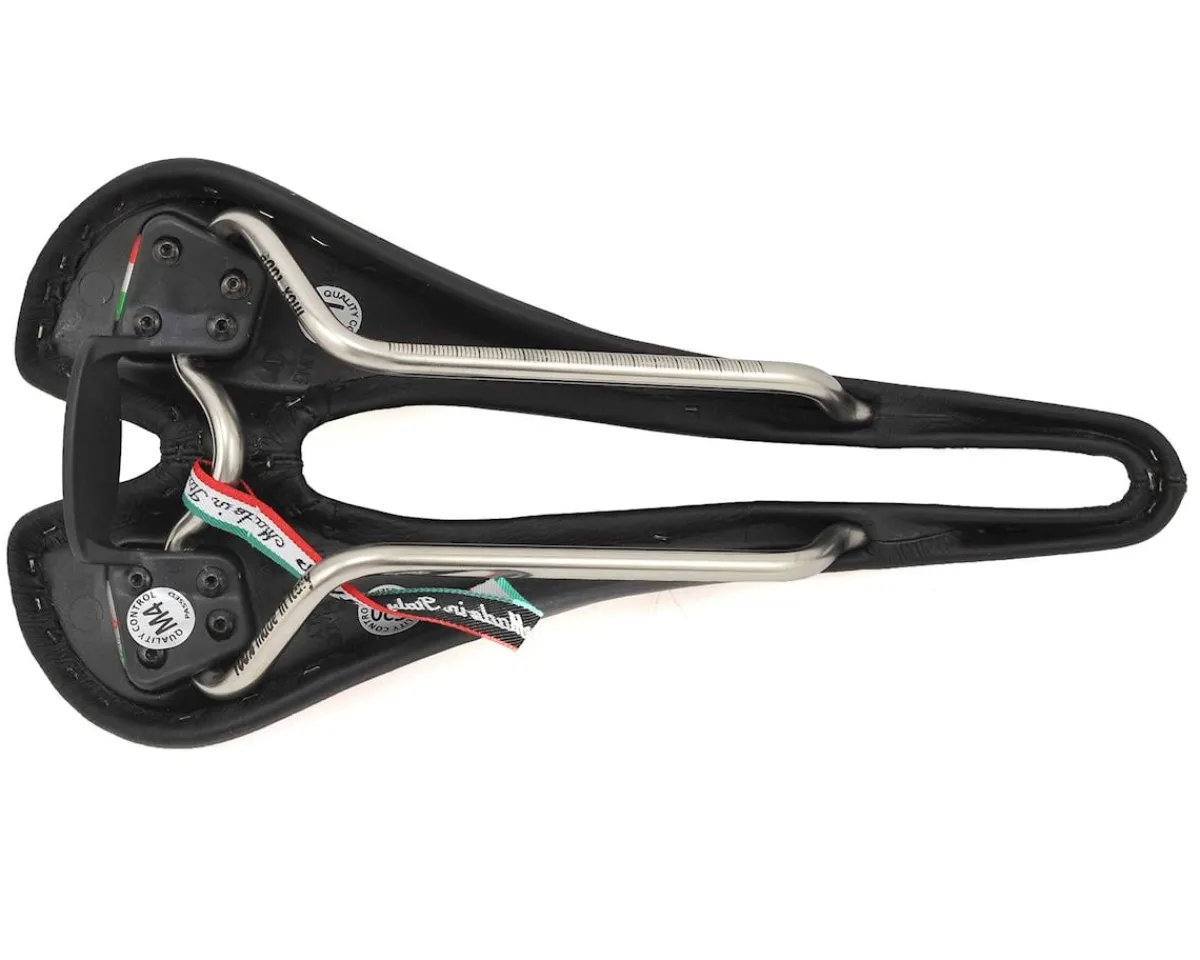 Selle SMP Saddles & Seats|Stratos Lady's Saddle (Black/Pink) (AISI 304 Rails) (131mm)