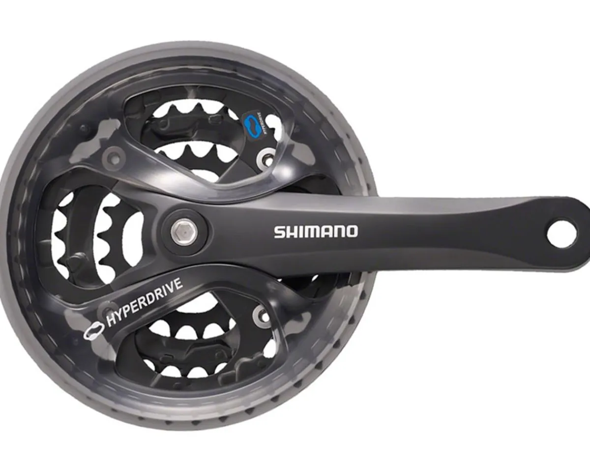 Shimano Cranksets & Parts|Holiday Shopping|Acera FC-M361 Crankset (Black) (3 x 7/8 Speed) (Square Taper) (170mm) (42/32/22T) (104/64 BCD)