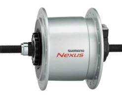 Shimano Wheels & Parts|Alfine DH-C60003 Front Dynamo Roller Brake Hub (Silver) (9 x 100mm) (36H)
