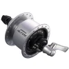 Shimano Wheels & Parts|Holiday Shopping|Alfine DH-S501 Dynamo Front Disc Hub (Silver) (Centerlock) (QR x 100mm) (32H)