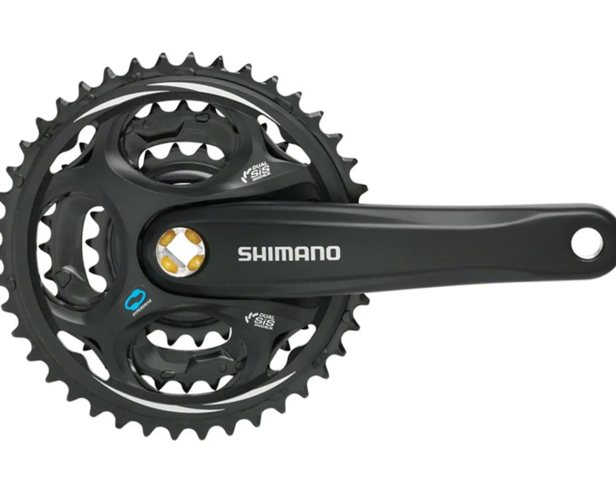Shimano Cranksets & Parts|Holiday Shopping|Altus FC-M311 Crankset (Black) (3 x 7/8 Speed) (Square Taper) (170mm) (42/32/22T) (Riveted)