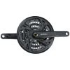 Shimano Cranksets & Parts|Holiday Shopping|Altus FC-M371 Crankset (Black) (3 x 9 Speed) (Square Taper) (170mm) (48/36/26T) (w/ Chain Guard)