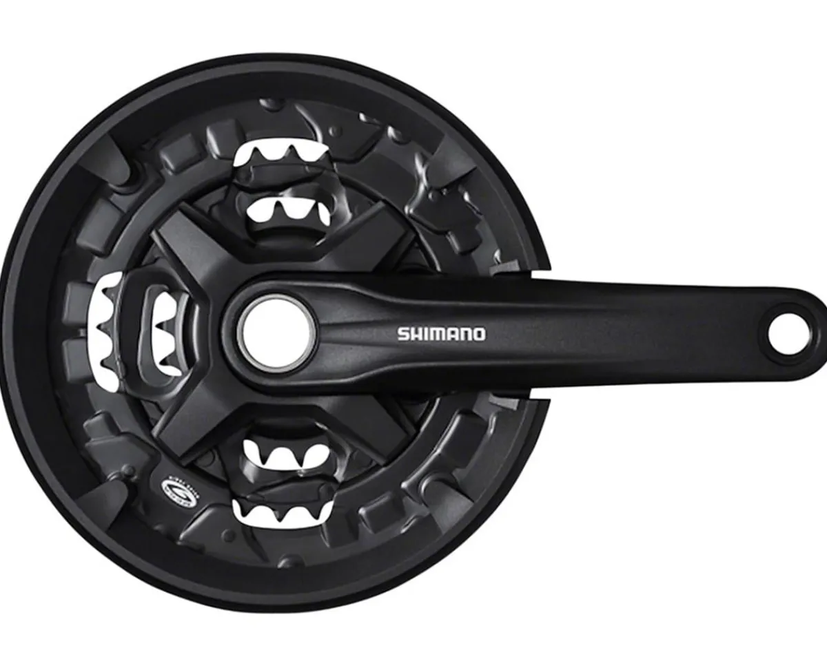Shimano Cranksets & Parts|Altus FC-MT210-3 Crankset (Black) (9 Speed) (50mm Chainline) (24mm Spindle) (170mm) (40/30/22T)