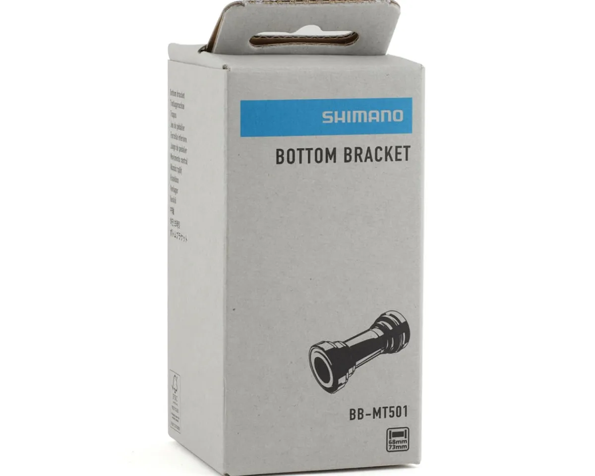 Shimano Replacement Parts|Bottom Brackets & Parts|BB-MT501 Hollowtech II English Bottom Bracket (Black) (BSA) (24mm Spindle) (Replaces SM-BB52)