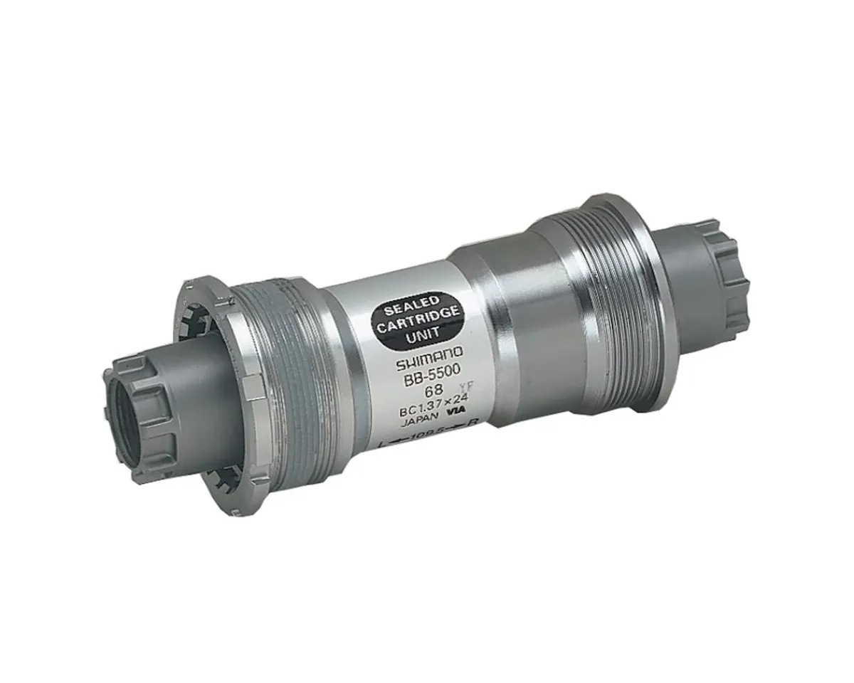 Shimano Bottom Brackets & Parts|Holiday Shopping|105 BB-5500 Octalink V1 Spline Bottom Bracket (Silver) (BSA) (109.5mm)