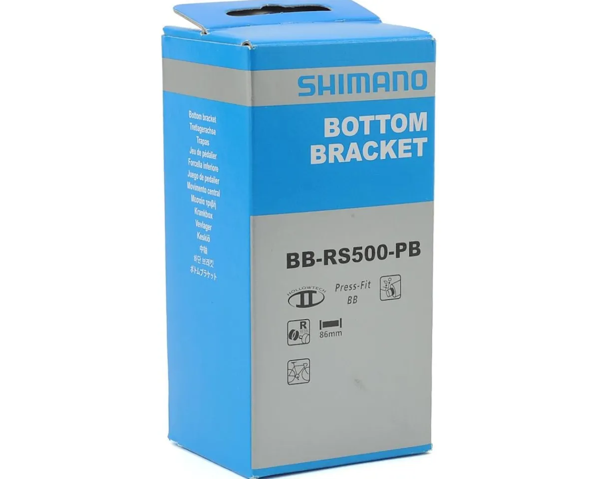 Shimano Bottom Brackets & Parts|Holiday Shopping|BB-RS500-PB Hollowtech II Press-Fit Bottom Bracket (Black) (BB86) (24mm Spindle)