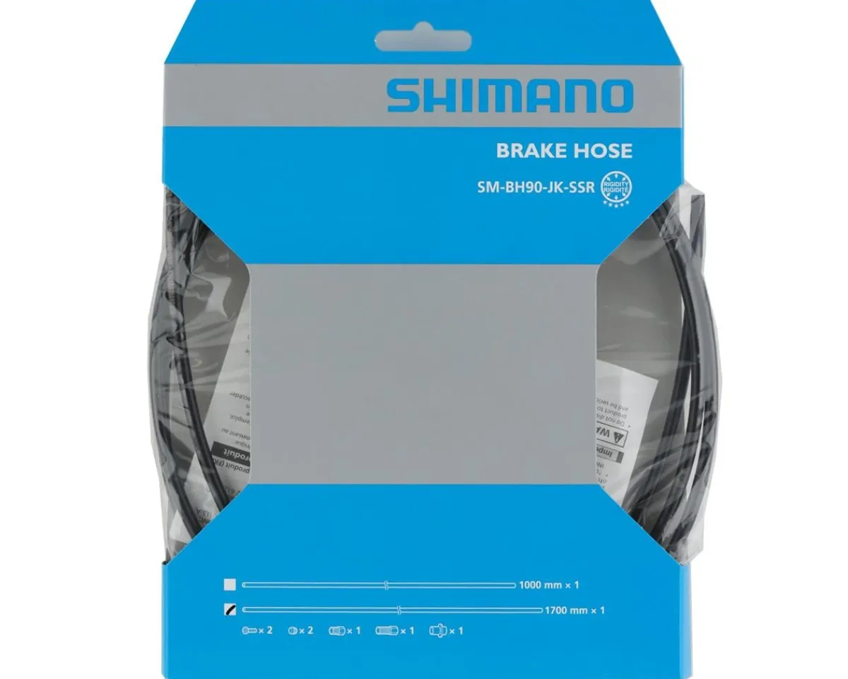 Shimano Replacement Parts|Brakes|BH90 Hydraulic Disc Brake Hose Kit (Black) (1700mm) (BH90-JK-SSR) ( Road/GRX)