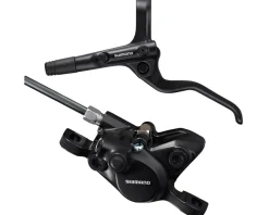 Shimano Brakes|Holiday Shopping|BR-MT200/BL-MT201 2-Piston Hydraulic Disc Brake Set (Black) (Left) (Post Mount) (Caliper Included) (Resin Pad)