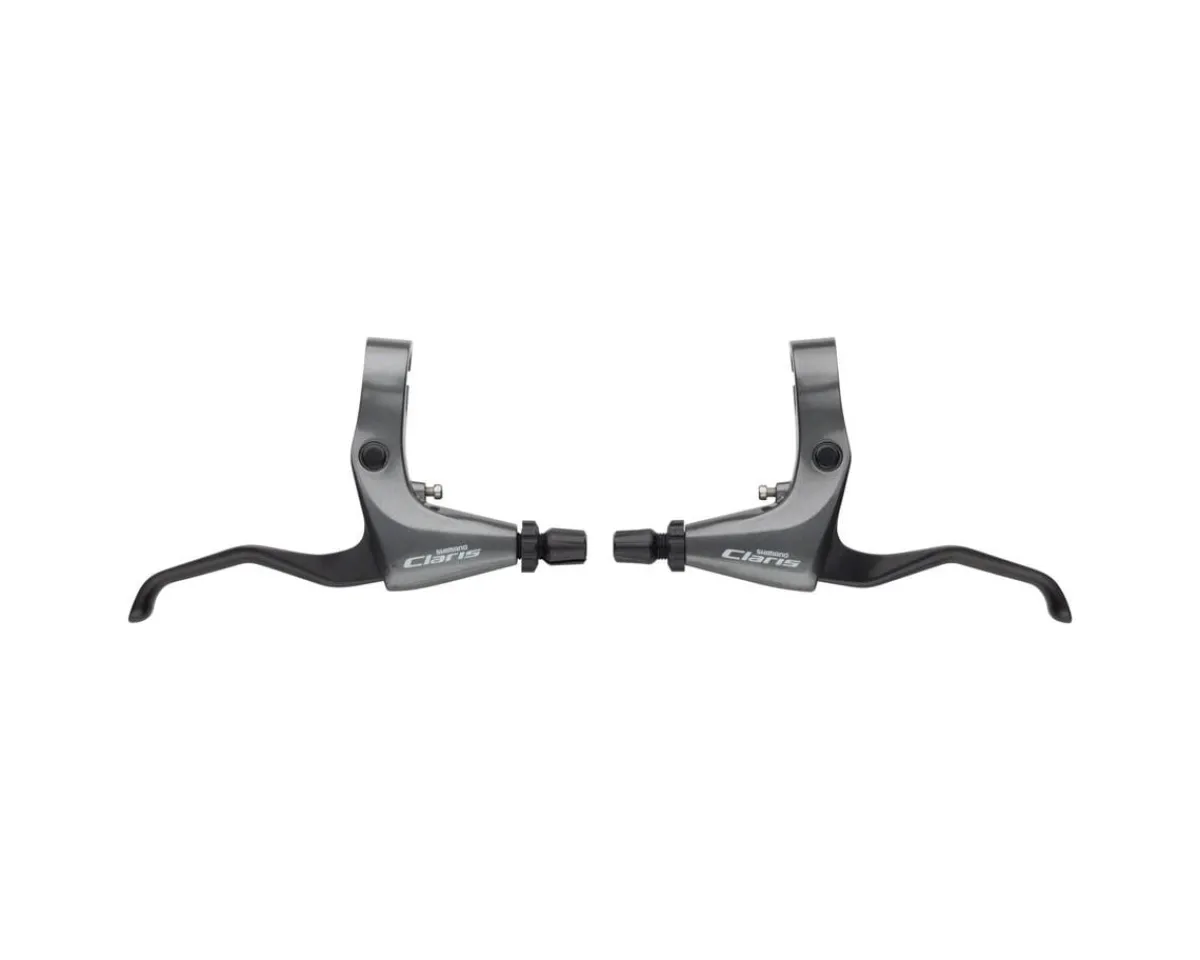 Shimano Brakes|Claris BL-R2000 Flat Bar Road Brake Lever Set (Grey) (Pair)