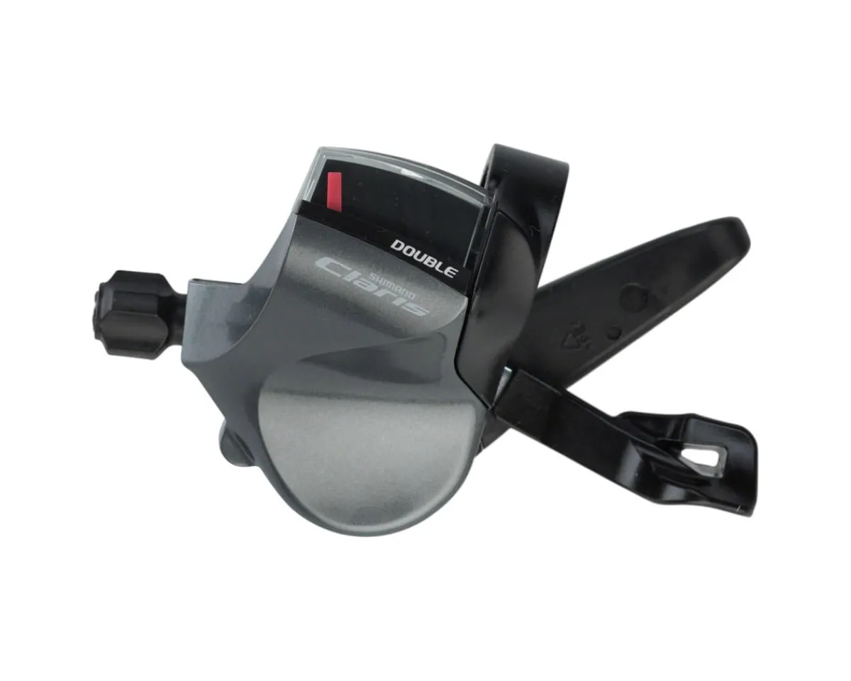 Shimano Shifters|Claris SL-R2000 Front Flat Bar Road Shifters (Grey) (Left) (2x)