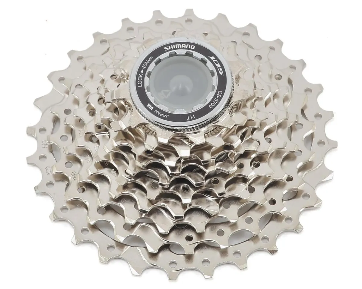 Shimano Holiday Shopping|Cassettes|105 CS-5700 Cassette (Silver) (10 Speed) ( HG) (11-28T)