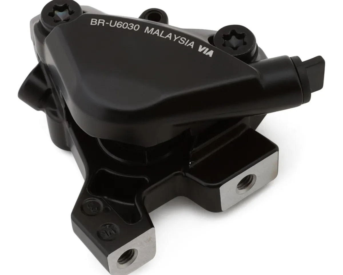 Shimano Replacement Parts|Brakes|CUES BR-U6030 Disc Brake Caliper (Black) (Hydraulic) (Rear) (Flat Mount)
