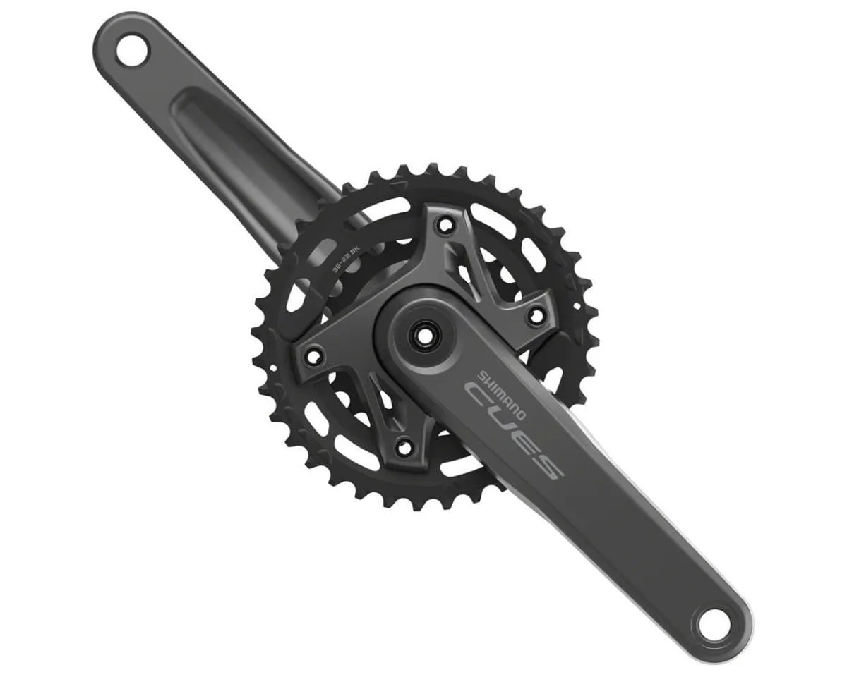 Shimano Cranksets & Parts|CUES FC-U6000-2B Crankset (Black) (2 x 9/10/11 Speed) (175mm) (36/22T) (Hollowtech II) (Boost Chainline)