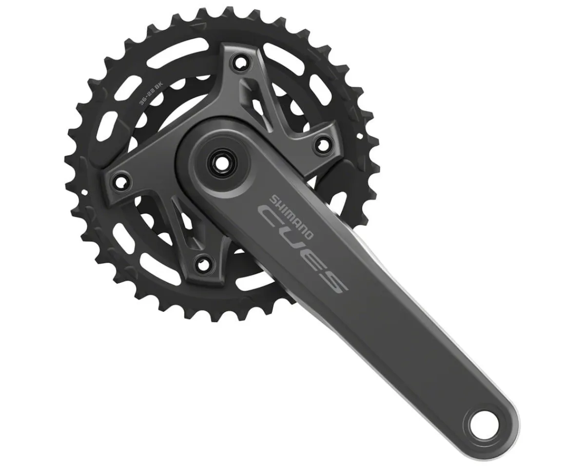 Shimano Cranksets & Parts|CUES FC-U6000-2B Crankset (Black) (2 x 9/10/11 Speed) (175mm) (36/22T) (Hollowtech II) (Boost Chainline)