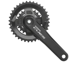 Shimano Cranksets & Parts|Holiday Shopping|CUES FC-U4000-2 Crankset w/Chainrings (Black) (2 x 9/10/11) (170mm) (36/22T) (Square Taper)