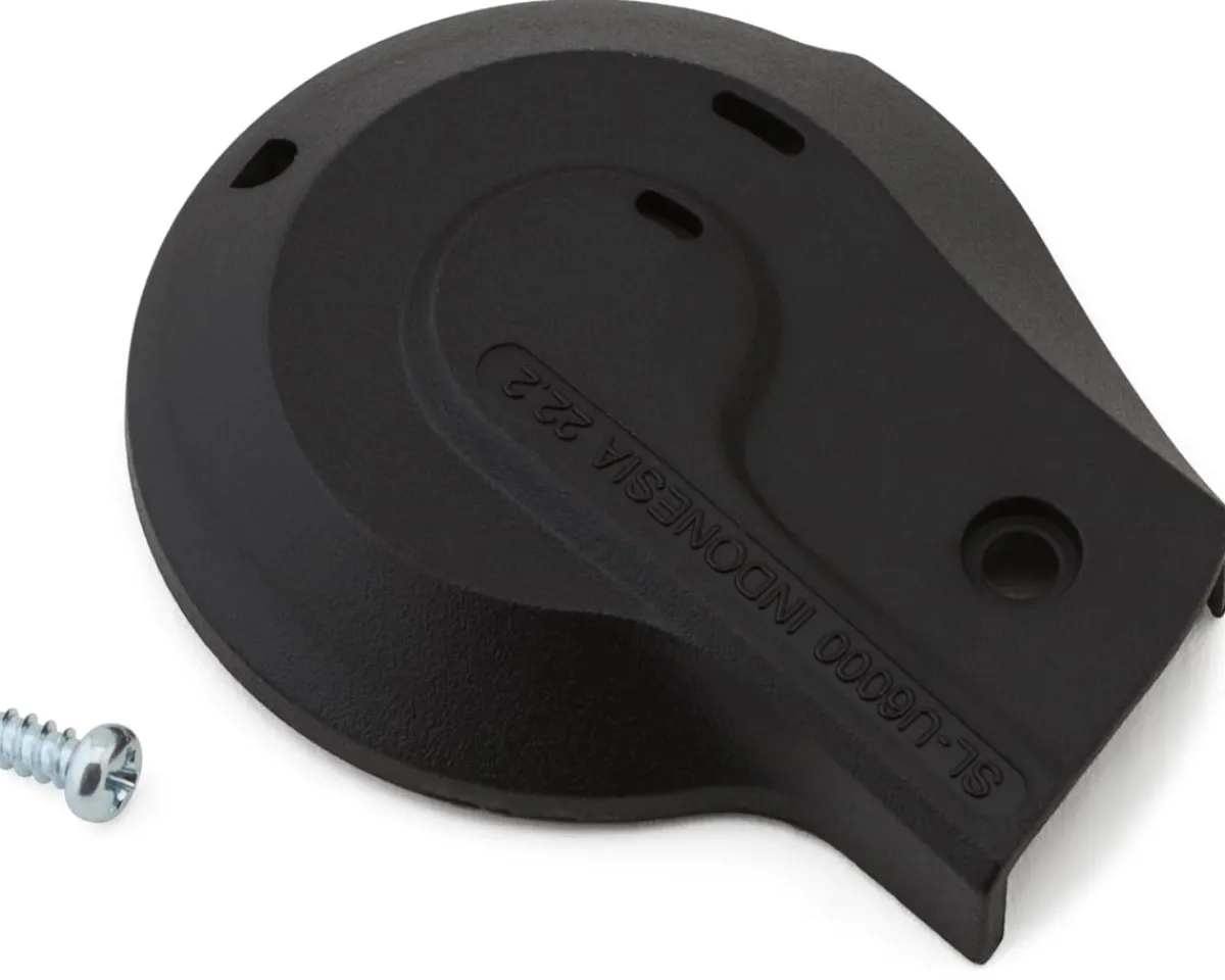 Shimano Shifters|Replacement Parts|CUES SL-U6000-L Left Main Lever Cover (Black) (w/Mounting Screw)
