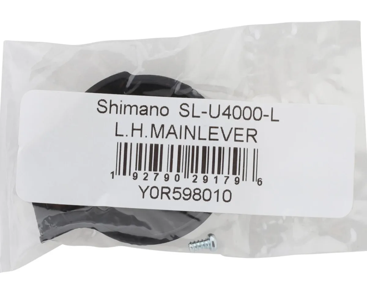 Shimano Shifters|Replacement Parts|CUES SL-U4000-L Left Main Lever Cover (Black) (w/Mounting Screw)