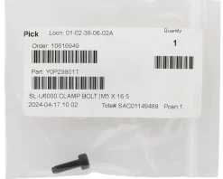 Shimano Shifters|Replacement Parts|CUES SL-U6000 Shifter Clamp Bolt (Black) (Single) (M5 x 16.5mm)