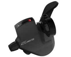 Shimano Shifters|CUES SL-U4000 Trigger Shifter w/Optical Gear Display (Black) (Left) (2x)