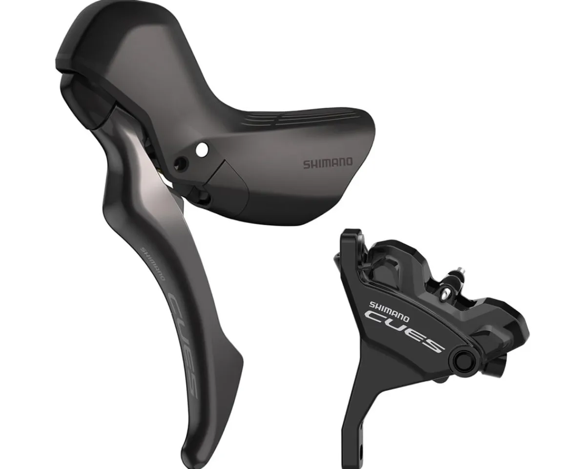 Shimano Groupsets|CUES 1 x 11 Speed Road/Gravel Groupset (Black) (w/ Hydraulic Disc Calipers)